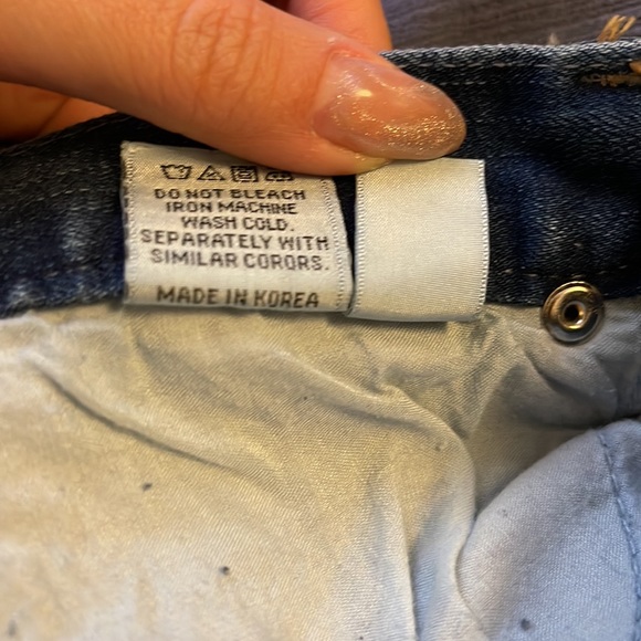 Made in Korea skinny jeans size26 NWT - Picture 8 of 8